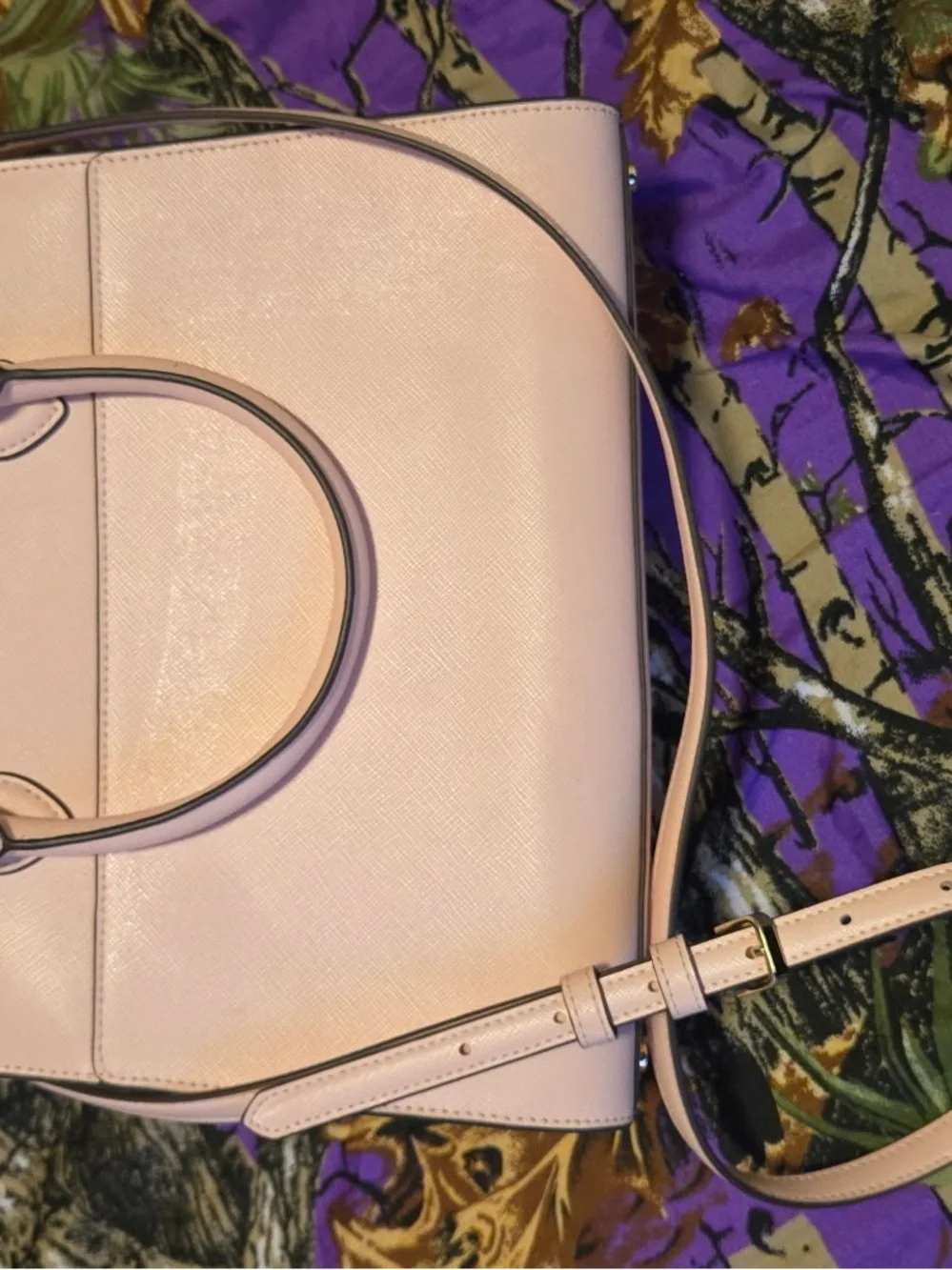 kate spade Pale Pink Saffiano Leather Tote